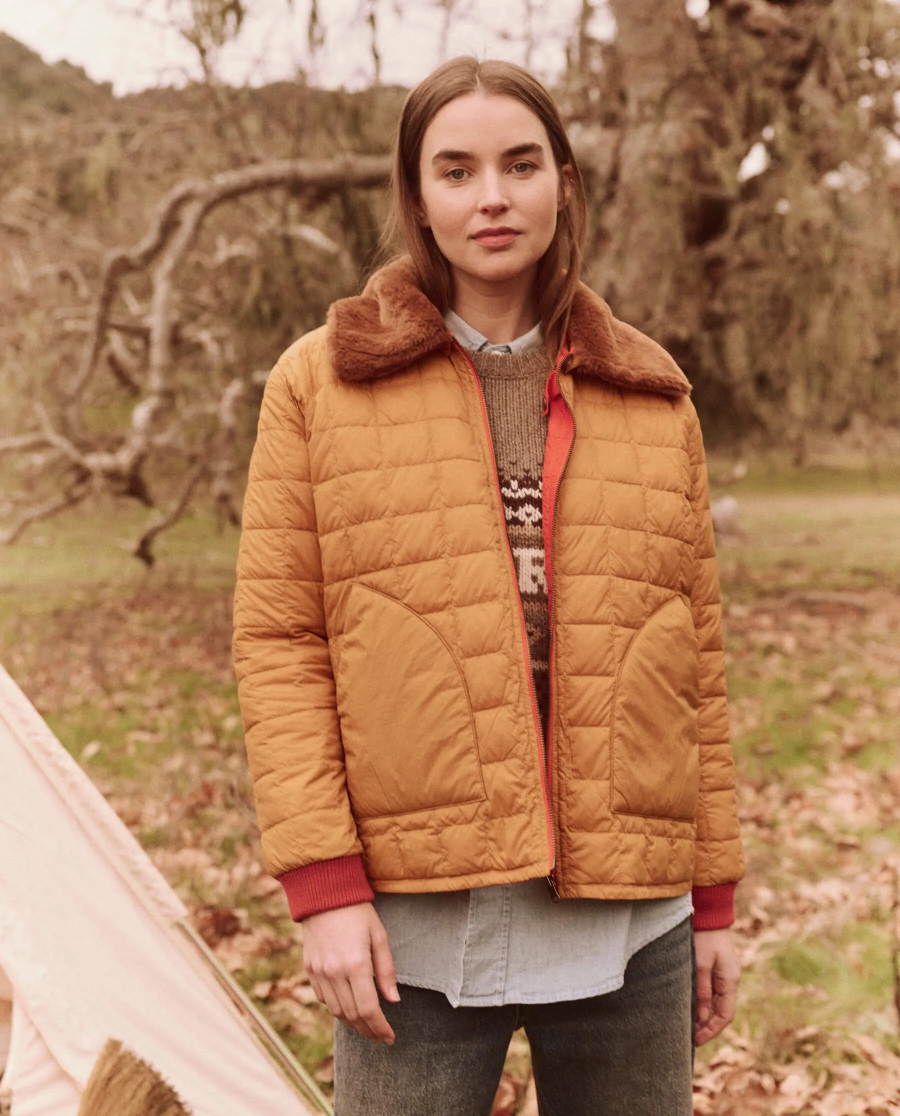 The Reversible Down Logger Puffer. -- Poppy and Amber