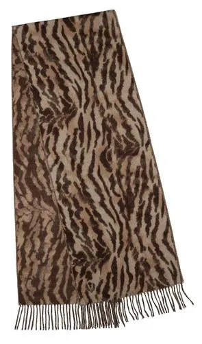 Tiger Scarf - Camel