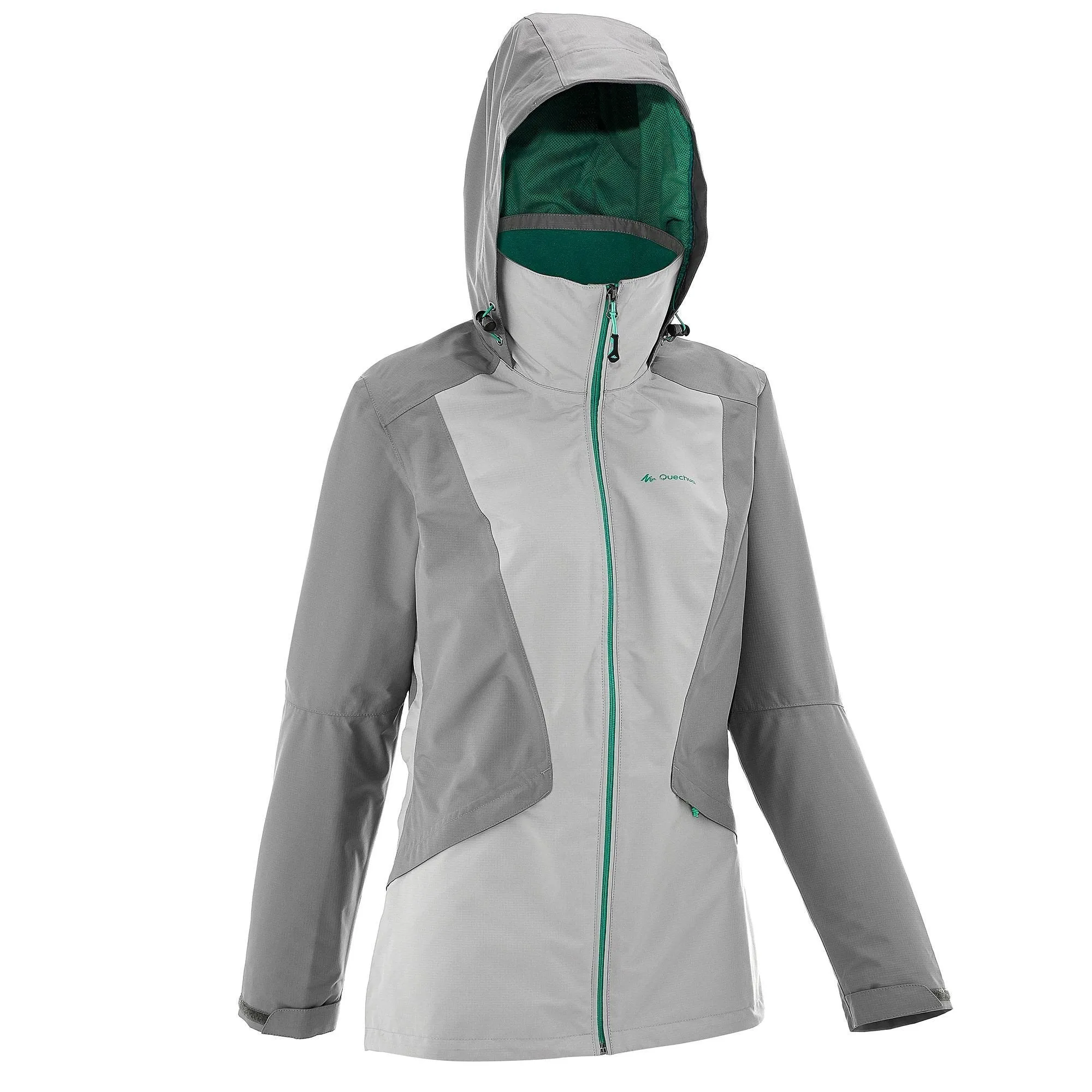 Women's Hiking Rain Jacket Forclaz 100