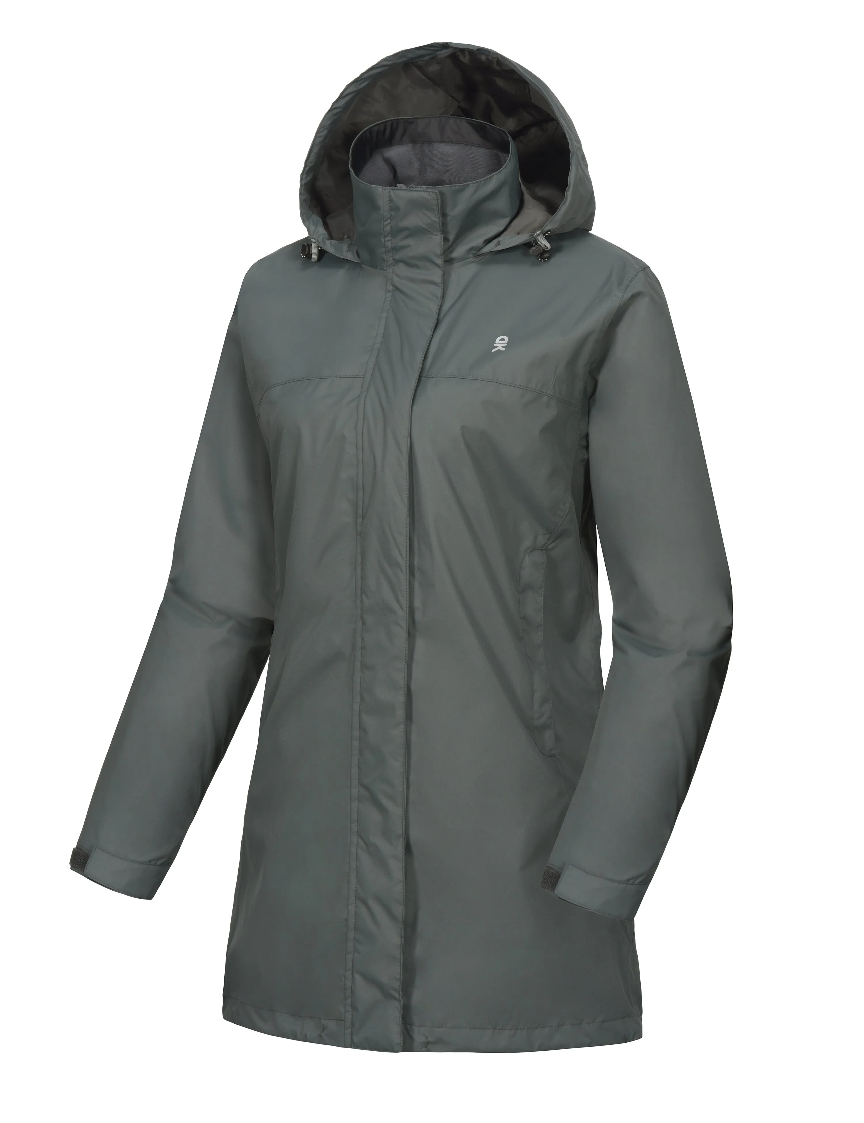 Women's Waterproof Windbreaker Rain long Shell Jacket