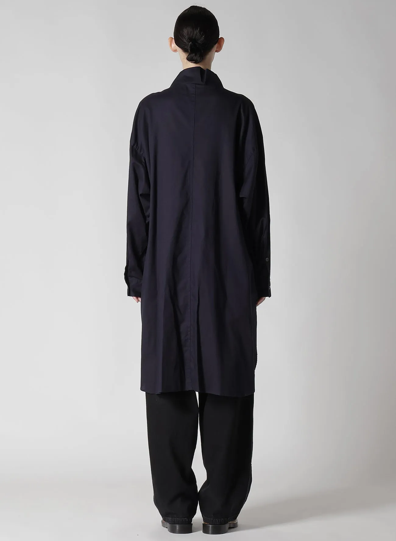 [Y's BORN PRODUCT] THIN COTTON TWILL SHIRT DRESS